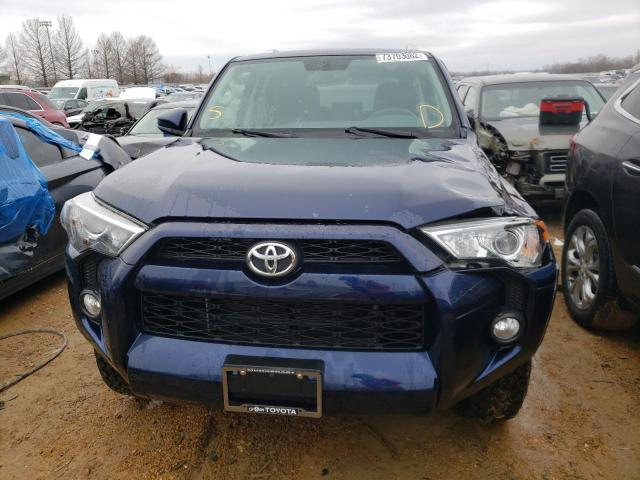 JTEBU5JR9J5597043 - 2018 TOYOTA 4RUNNER SR5/SR5 PREMIUM BLUE photo 5