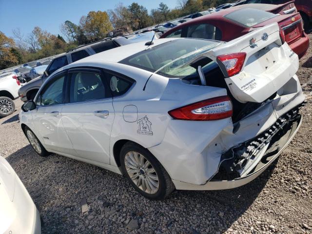 3FA6P0LU0GR201353 - 2016 FORD FUSION SE HYBRID WHITE photo 2