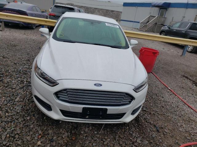 3FA6P0LU0GR201353 - 2016 FORD FUSION SE HYBRID WHITE photo 5