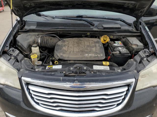 2C4RC1BG3ER160885 - 2014 CHRYSLER TOWN & COU TOURING BLACK photo 12