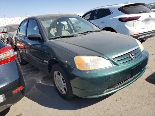 1HGES15501L021040 - 2001 HONDA CIVIC LX GREEN photo 4