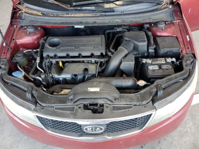 KNAFU4A25A5251913 - 2010 KIA FORTE EX RED photo 11