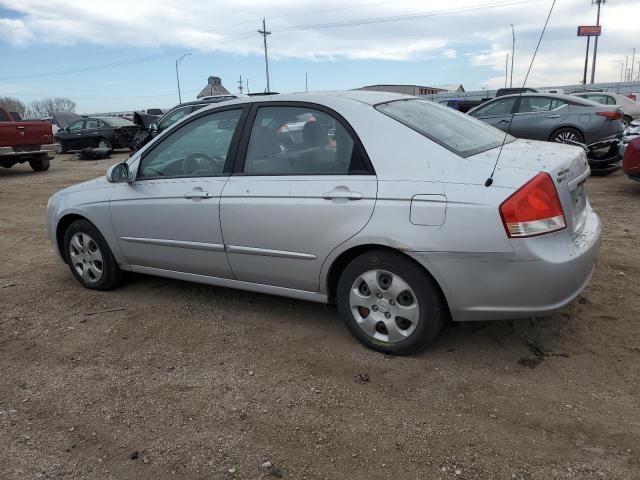 KNAFE121075400366 - 2007 KIA SPECTRA EX SILVER photo 2