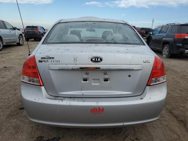 KNAFE121075400366 - 2007 KIA SPECTRA EX SILVER photo 6