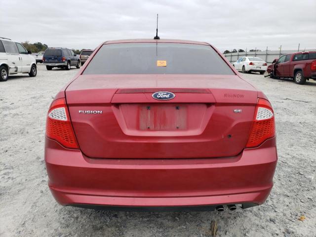 3FAHP0HA0BR223224 - 2011 FORD FUSION SE BURGUNDY photo 6