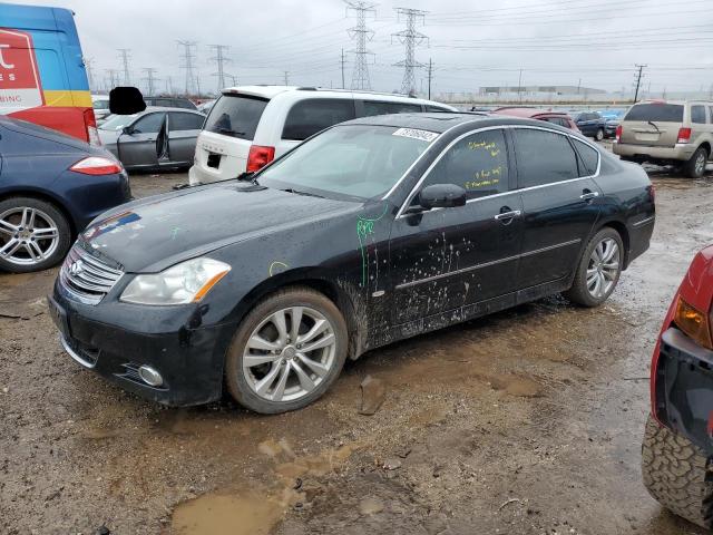 JNKBY01F28M550582 - 2008 INFINITI M45 BLACK photo 1