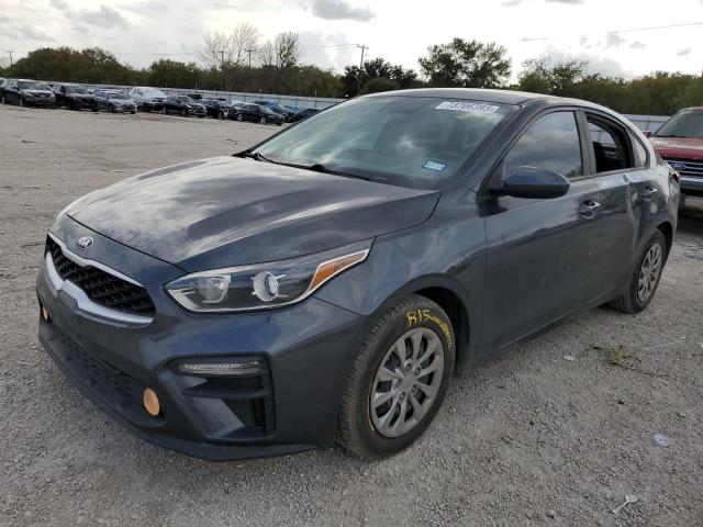 3KPF24AD8ME301058 - 2021 KIA FORTE FE GRAY photo 1