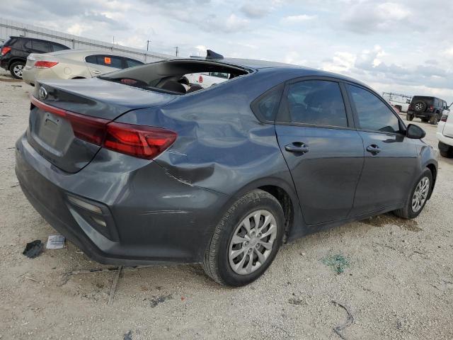 3KPF24AD8ME301058 - 2021 KIA FORTE FE GRAY photo 3