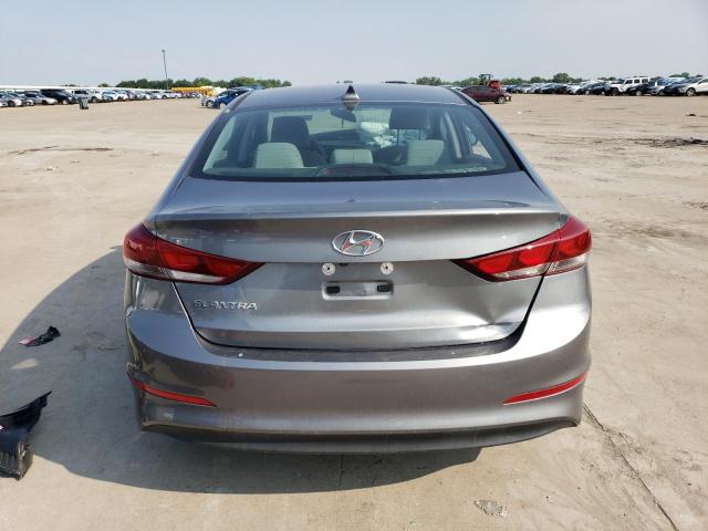 KMHD84LFXJU466915 - 2018 HYUNDAI ELANTRA SEL GRAY photo 6