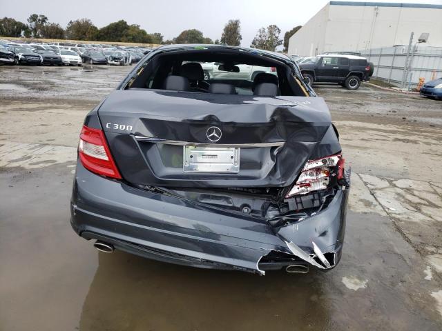 WDDGF5EB4AR121413 - 2010 MERCEDES-BENZ C 300 GRAY photo 6