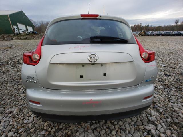 JN8AF5MVXDT207543 - 2013 NISSAN JUKE S SILVER photo 6