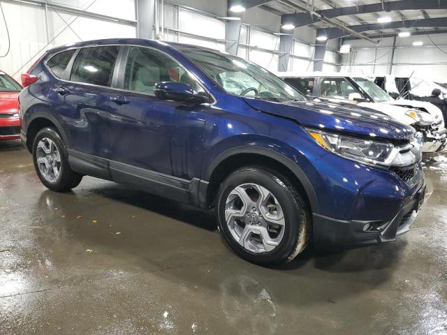 7FARW2H83KE052890 - 2019 HONDA CR-V EXL BLUE photo 4