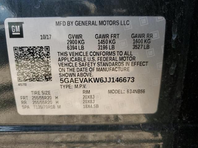 5GAEVAKW6JJ146673 - 2018 BUICK ENCLAVE ESSENCE 石墨色 照片 13