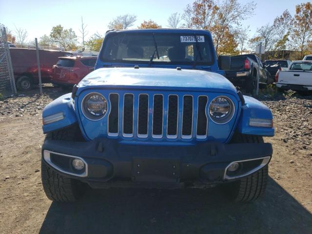 1C4JJXP68MW807776 - 2021 JEEP WRANGLER U SAHARA 4XE BLUE photo 5