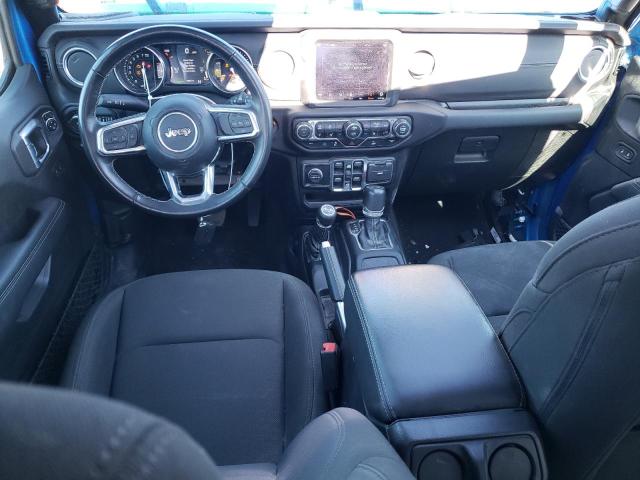 1C4JJXP68MW807776 - 2021 JEEP WRANGLER U SAHARA 4XE BLUE photo 8