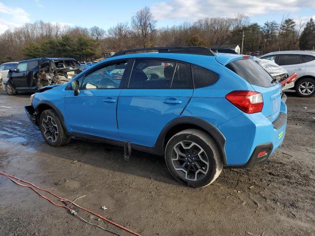 JF2GPABC3HH265050 - 2017 SUBARU CROSSTREK PREMIUM BLUE photo 2