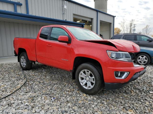 1GCHTCEN6H1239039 - 2017 CHEVROLET COLORADO LT RED photo 4