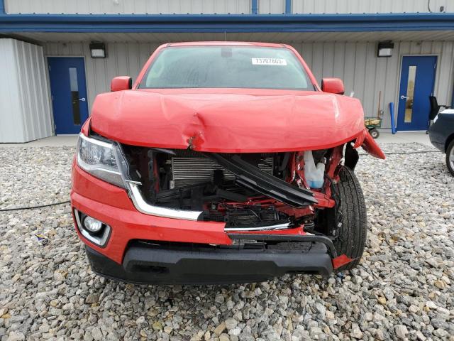 1GCHTCEN6H1239039 - 2017 CHEVROLET COLORADO LT RED photo 5