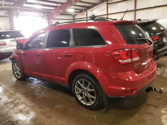 3C4PDDEG1DT518840 - 2013 DODGE JOURNEY R/T BURGUNDY photo 2