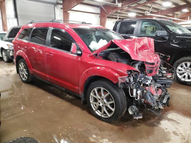 3C4PDDEG1DT518840 - 2013 DODGE JOURNEY R/T BURGUNDY photo 4