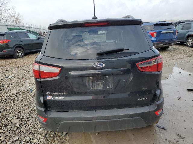MAJ6P1UL4JC206749 - 2018 FORD ECOSPORT SE BLACK photo 6
