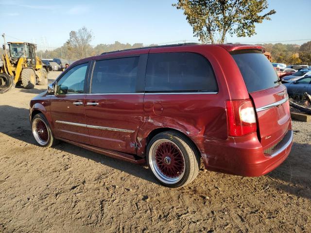 2C4RC1CGXCR393111 - 2012 CHRYSLER TOWN & COU TOURING L RED photo 2