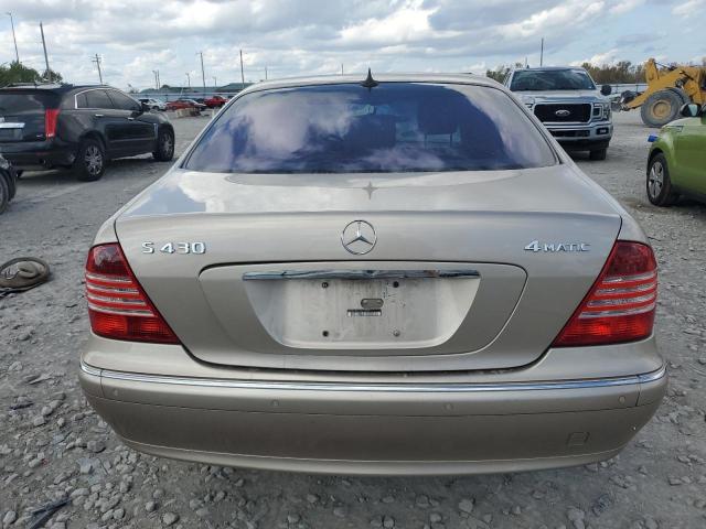 WDBNG83JX5A458729 - 2005 MERCEDES-BENZ S 430 4MATIC GOLD photo 6