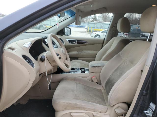 5N1AR2MM1EC728592 - 2014 NISSAN PATHFINDER S CHARCOAL photo 7