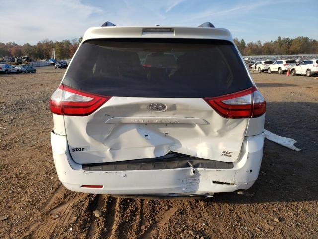 5TDDK3DC7FS112933 - 2015 TOYOTA SIENNA XLE WHITE photo 6