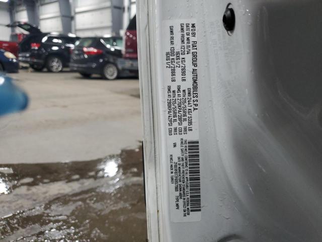 ZFBERFBT2F6957969 - 2015 RAM PROMASTER SLT Білий фото 13