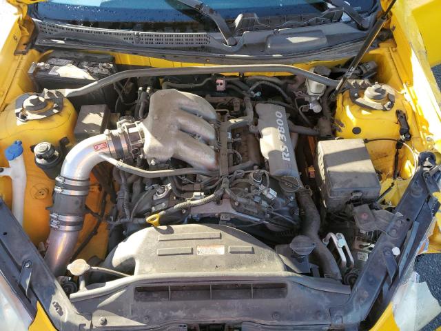 KMHHU6KH4AU017726 - 2010 HYUNDAI GENESIS CO 3.8L YELLOW photo 11