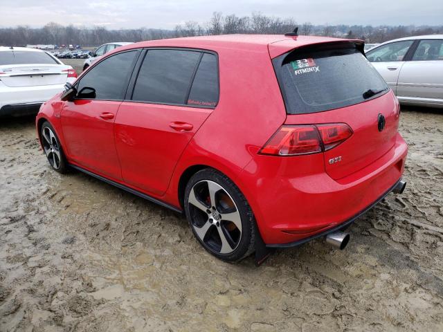 3VW4T7AUXHM066418 - 2017 VOLKSWAGEN GTI S RED photo 2