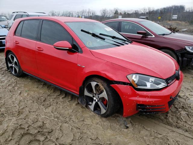 3VW4T7AUXHM066418 - 2017 VOLKSWAGEN GTI S RED photo 4