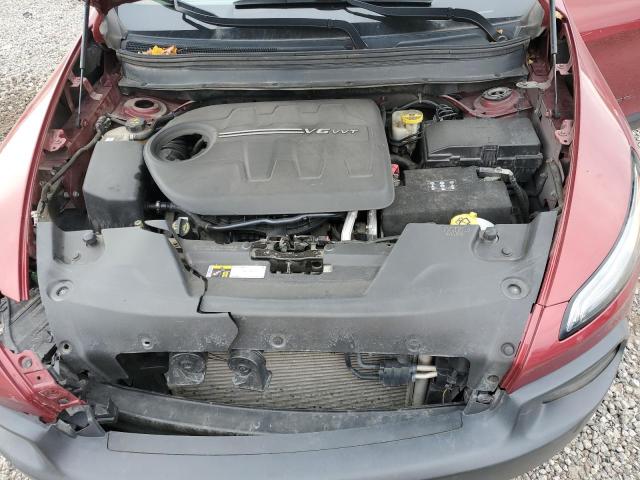 1C4PJMBS2HW583844 - 2017 JEEP CHEROKEE TRAILHAWK BURGUNDY photo 12