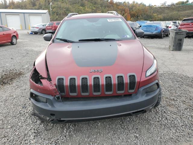 1C4PJMBS2HW583844 - 2017 JEEP CHEROKEE TRAILHAWK BURGUNDY photo 5