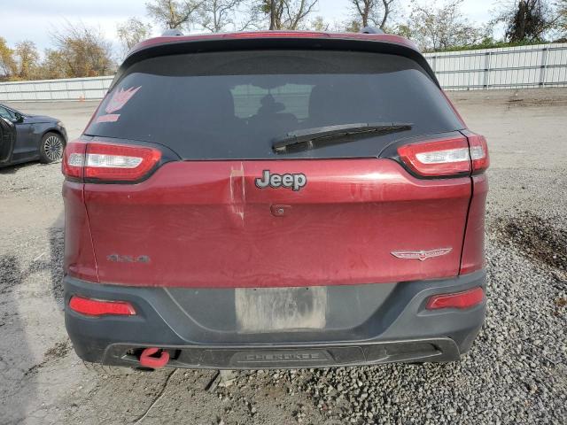 1C4PJMBS2HW583844 - 2017 JEEP CHEROKEE TRAILHAWK BURGUNDY photo 6