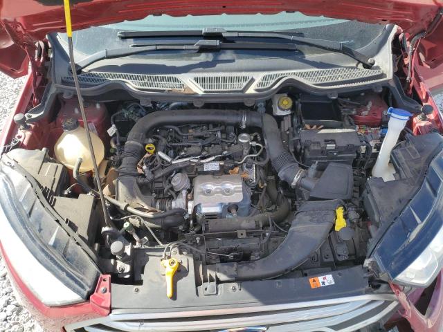 MAJ3P1TE2JC220123 - 2018 FORD ECOSPORT SE RED photo 11