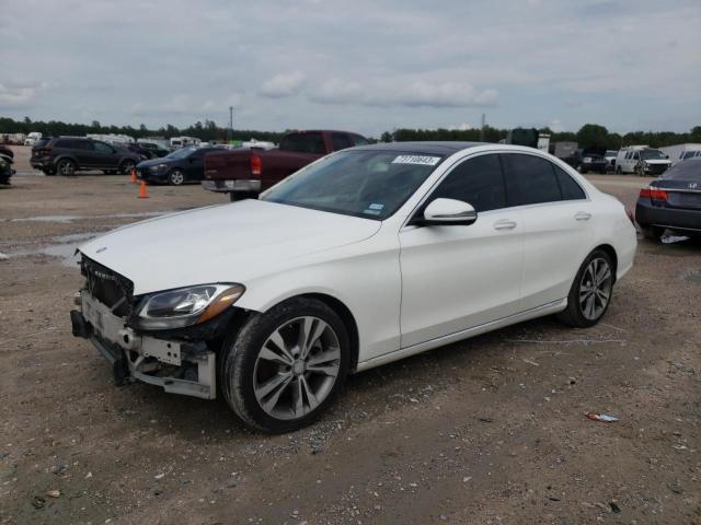 55SWF4JB3GU098578 - 2016 MERCEDES-BENZ C 300 WHITE photo 1