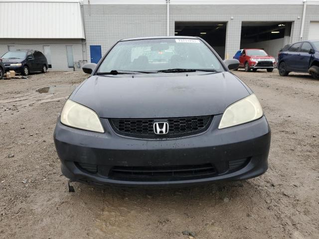 1HGEM21514L052422 - 2004 HONDA CIVIC LX BLACK photo 5