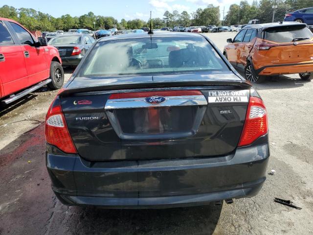 3FAHP0JA6CR413346 - 2012 FORD FUSION SEL BLACK photo 6