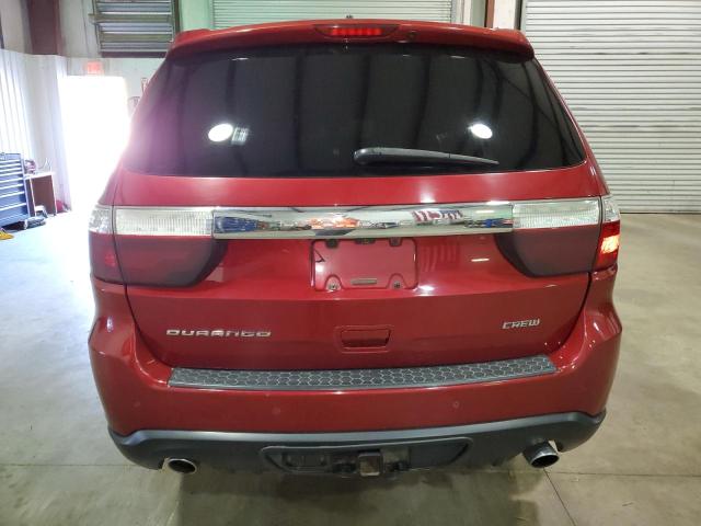 1D4SD4GT7BC592540 - 2011 DODGE DURANGO CREW RED photo 6