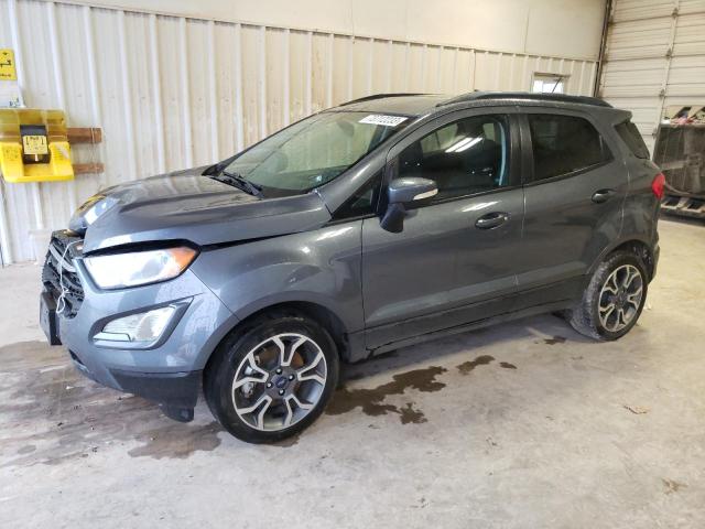 MAJ3P1TE8JC215105 - 2018 FORD ECOSPORT SE GRAY photo 1