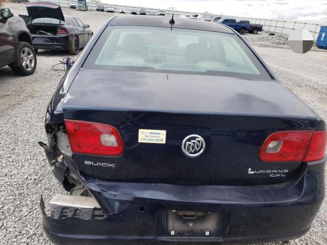 1G4HR57Y06U191661 - 2006 BUICK LUCERNE CXL BLUE photo 6