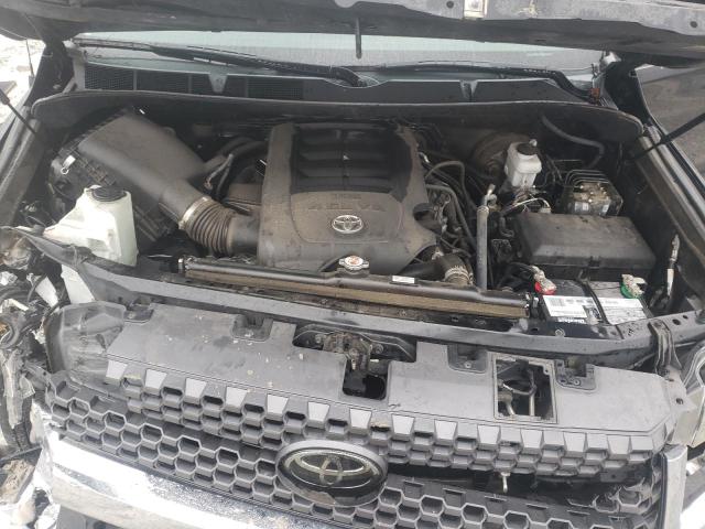 5TFRM5F17KX141845 - 2019 TOYOTA TUNDRA DOUBLE CAB SR/SR5 BLACK photo 11