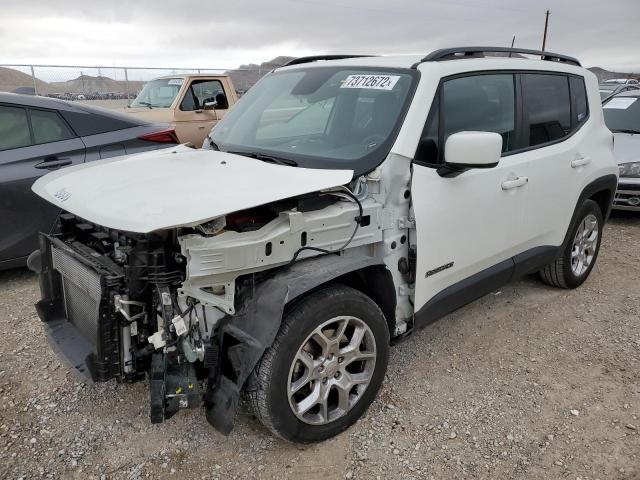 ZACCJABB4JPJ22920 - 2018 JEEP RENEGADE LATITUDE WHITE photo 1