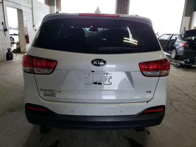 5XYPGDA50JG366533 - 2018 KIA SORENTO LX WHITE photo 6