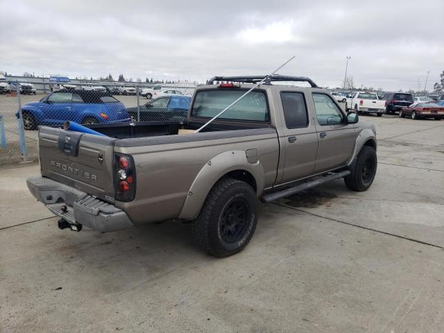 1N6ED29X04C449556 - 2004 NISSAN FRONTIER CREW CAB XE V6 GRAY photo 3