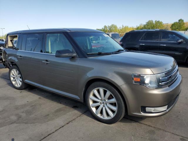 2FMHK6C88EBD12294 - 2014 FORD FLEX SEL BROWN photo 4