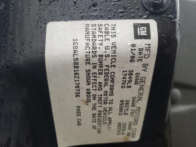 1G8AL58B16Z170736 - 2006 SATURN ION LEVEL 3 WHITE photo 12