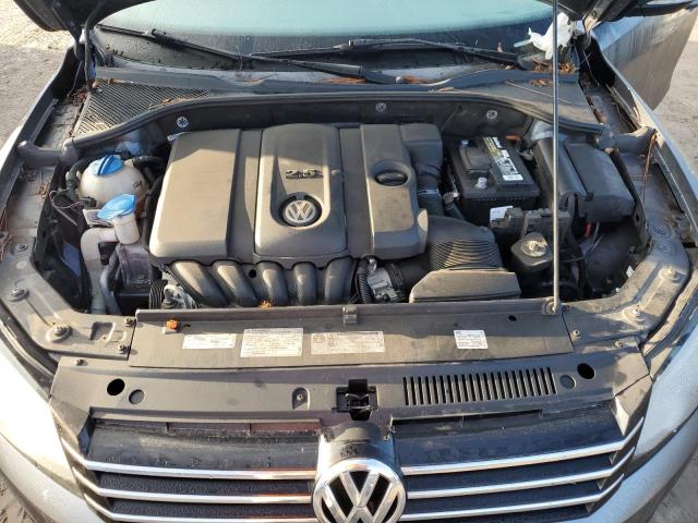 1VWBH7A38CC044122 - 2012 VOLKSWAGEN PASSAT SE GRAY photo 11